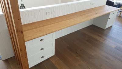 Home Office Desk - Solid Timber Finish